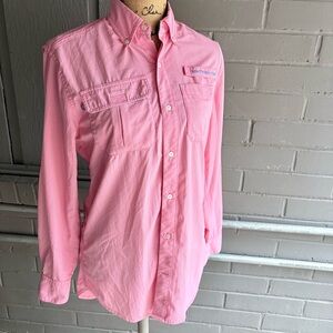 Southern Tide Women's Pink Button-Down Shirt